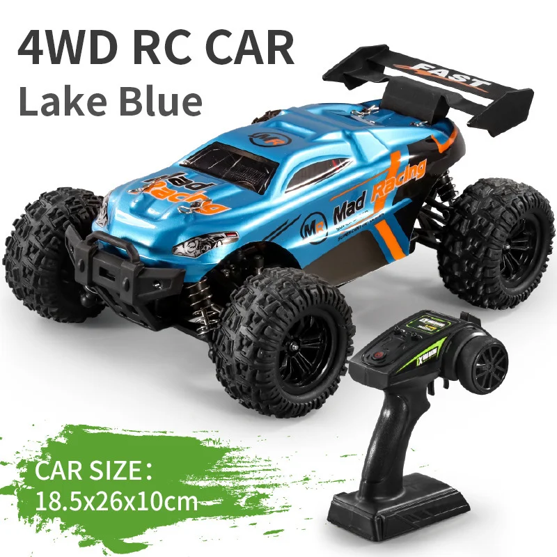 1:18 2.4G Racing RC Car 35KM/H 4WD Speed Big Off-road Vehicle Electric Remote Control Crawler Monster Truck Toys for Children