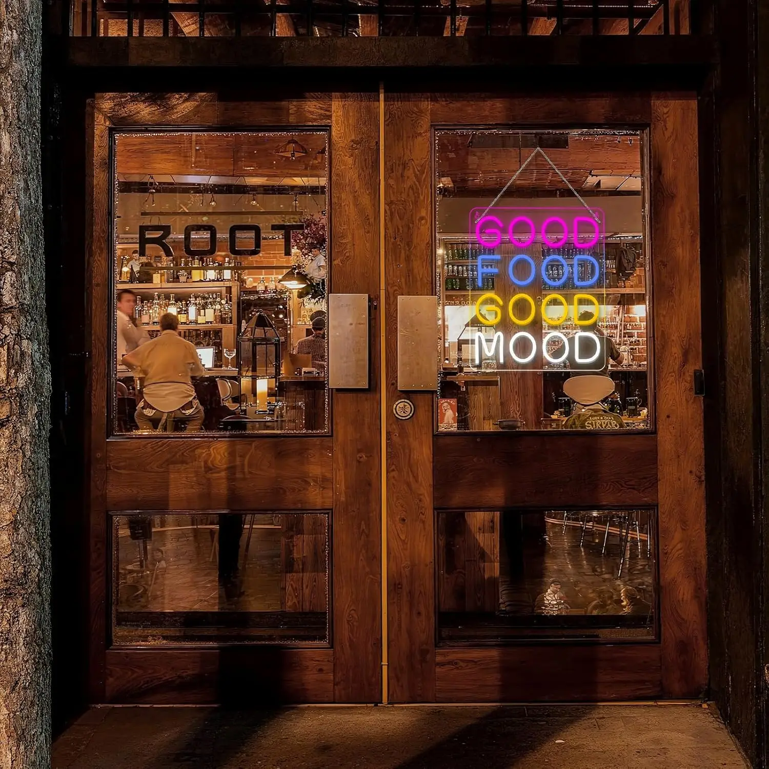 الغذاء الجيد المزاج الجيد النيون LED تسجيل الغذاء النيون علامات للجدار ديكور ضوء النيون مع USB بالطاقة لمتجر الوجبات الخفيفة مطعم الوجبات السريعة #3