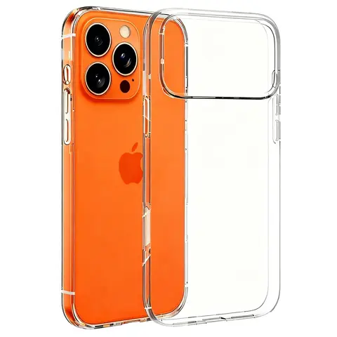 Bilashmart Transparent Soft Silicone TPU Phone Case For iPhone 17 Pro Max Ultra Thin Clear Shockproof Cases For iPhone 17 Air Back Cover