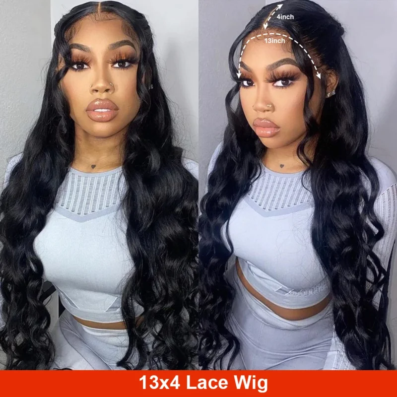 Body Wave Lace Front Wig 30 40 Inch 360 Full Lace Wig Human Hair Pre Plucked Brazilian Wigs For Women 13x6 Hd Lace Frontal Wig