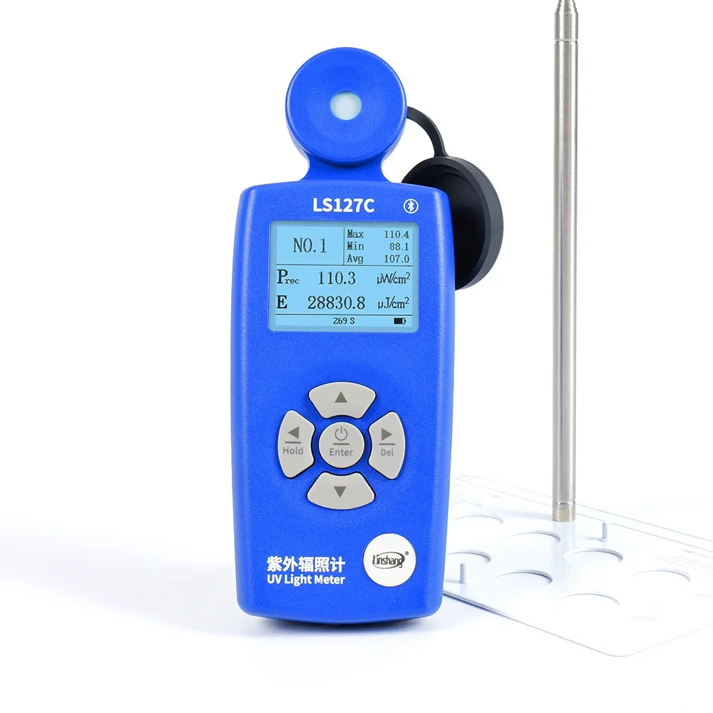 LS127C Uvc Tester Meter 254nm Germicidal Lamps Radiation Intensity Portable Uv Uvc Light Meter