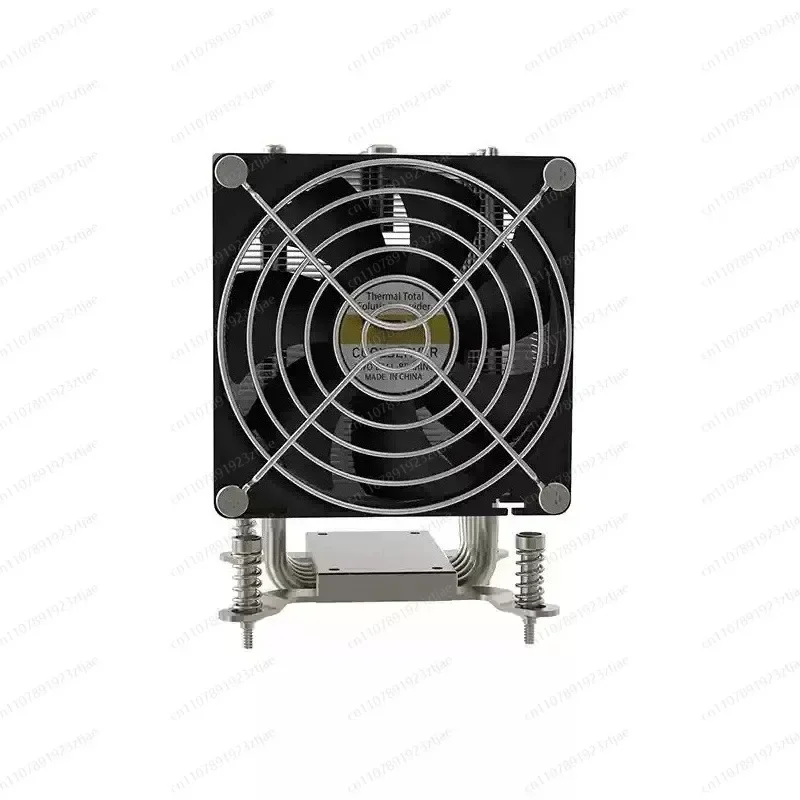 4U Heat Pipe Tower CPU Cooler for LGA2011 R22 Square, Industrial Server Heatsink 200W TDP