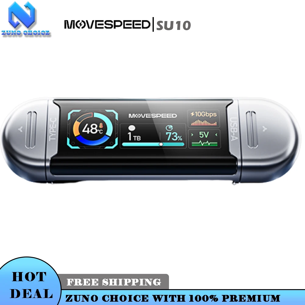 MOVESPEED SU10 Solid State PenDrive USB3.2 Gen2 Type C Flash Drive