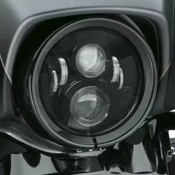 For Harley Ultra Classic Electra Glide Street Fat Boy Road King Yamaha Honda Motorbik Headlamp 7 inch Motorcycle LED Headlight