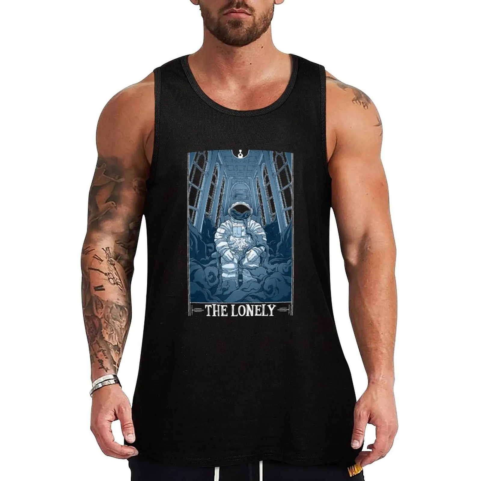 

The Lonely Tarotesque - (Dark) Tank Top vest men Men's t shirt T-shirts men