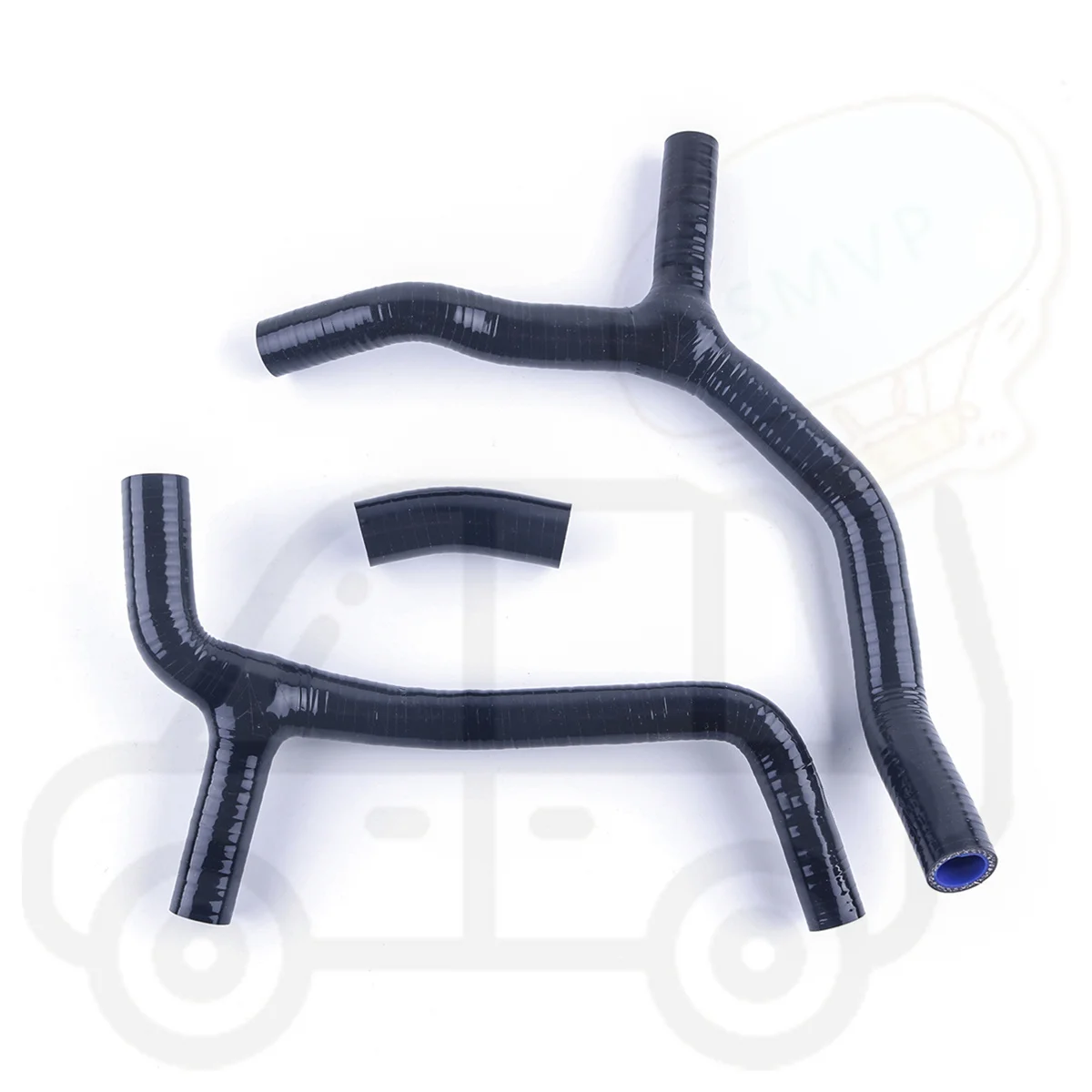 For Honda CRF450R 2009 2010 2011 2012 Silicone Radiator Coolant Hose Kit 3PCS Replacement Parts Upper and Lower