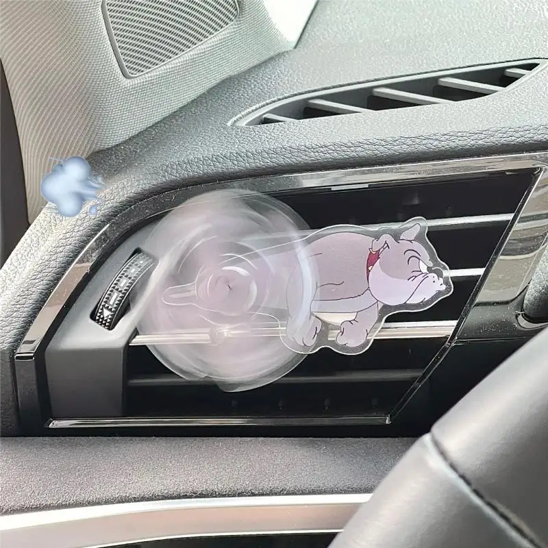 Kawali Cartoon Tom and Jerry Car Air Outlet Decoration Air Conditioning Creative Acrylic Clip Rotatable Cute Toys Gift For Girls