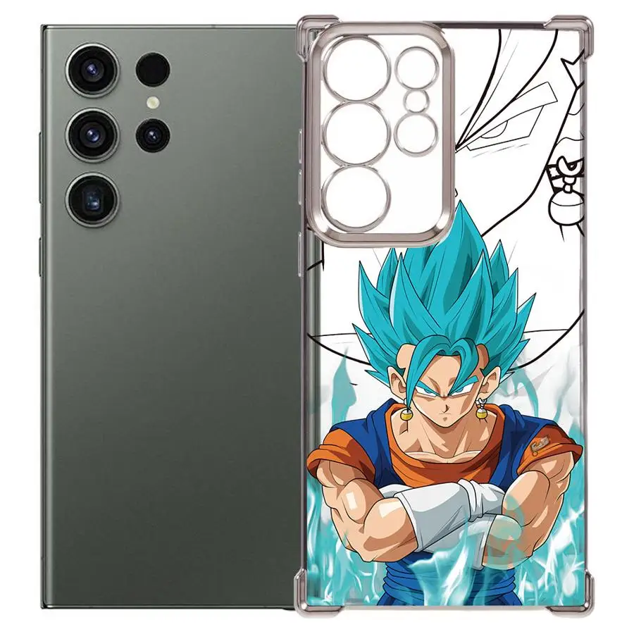 Чехол для телефона DragonS Ball Son Goku для Samsung Galaxy S25 Plus S23 S25 Edge S20 FE S25 Ultra S21FE S24 S22 Ultra Clear Cover