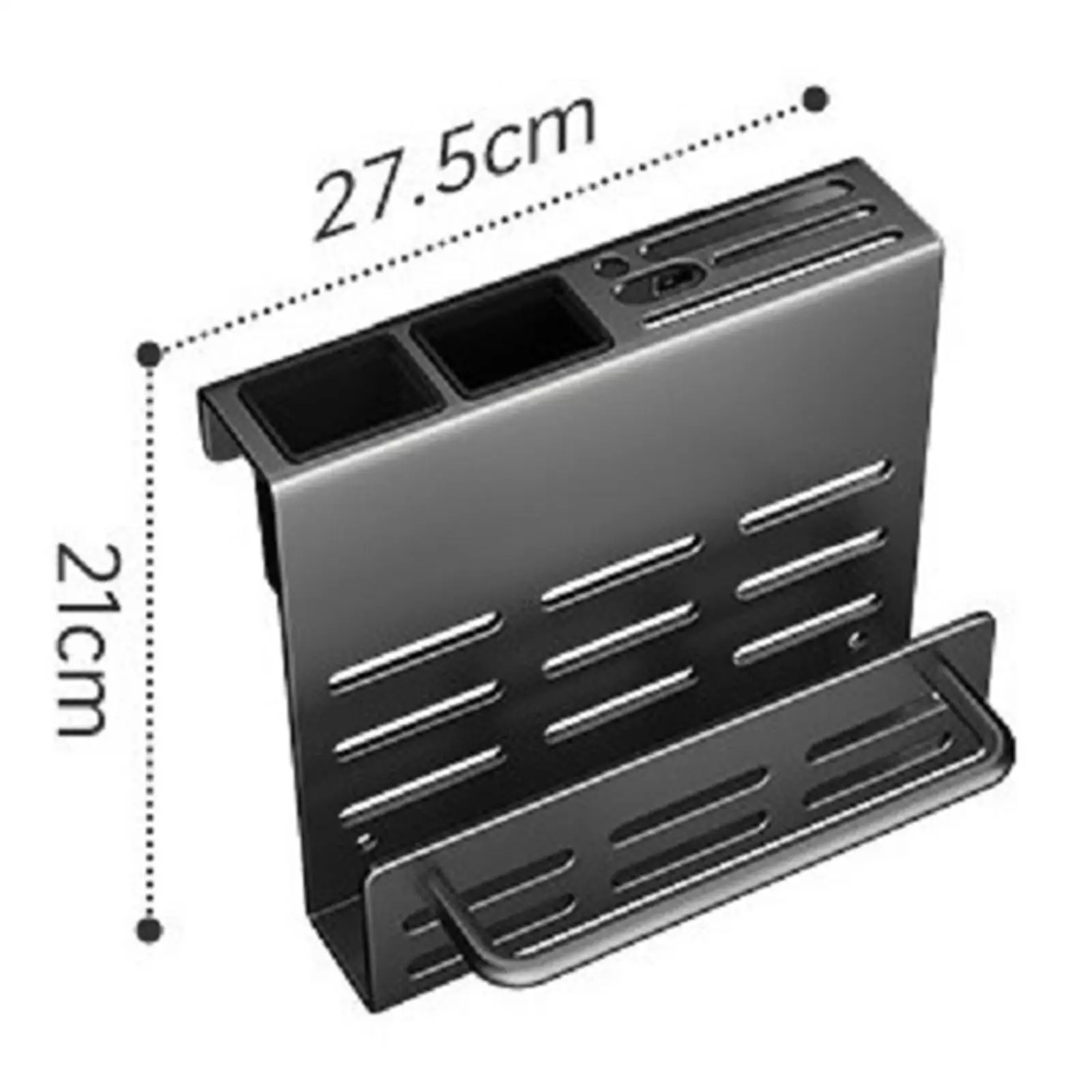 Knife Block without Knives, Wall Mounted Knife Organiser, Kitchen Cutlery Holder for Cutting Boards, Kitchen