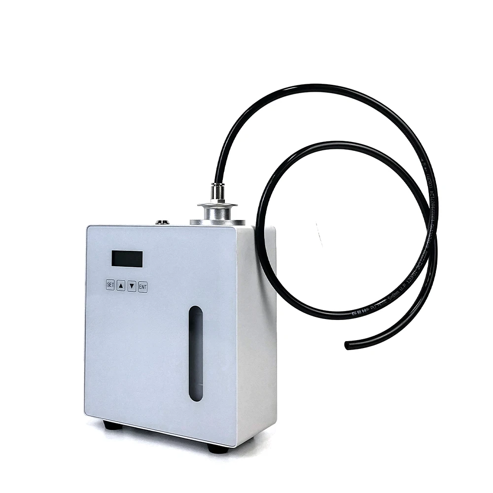 White HVAC System Fragrance Diffuser Nebulizer Mounted on Wall Aromatherapy Machine Business-Oriented Scent for Diffuser
