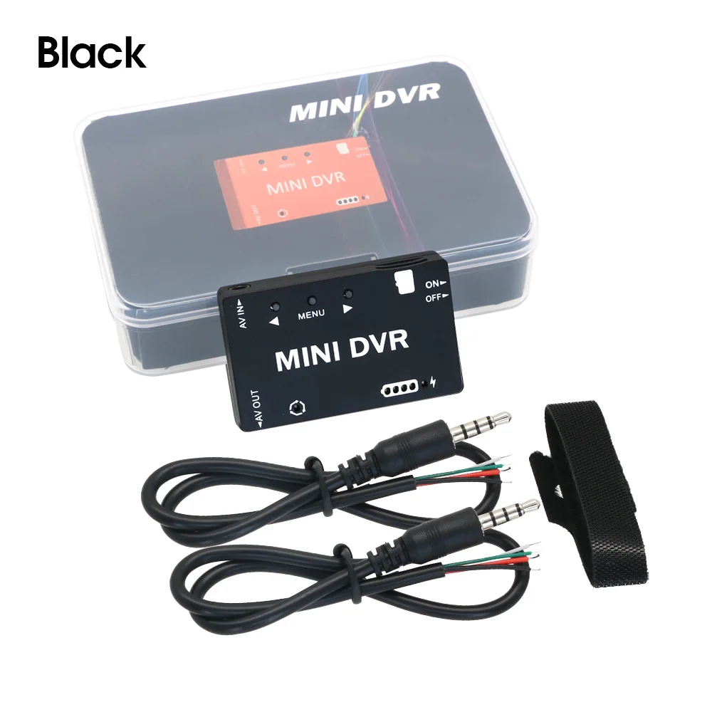 FPV مسجل صغير FPV DVR وحدة NTSC/PAL للتحويل المدمج في بطارية فيديو الصوت مسجل FPV ل RC نموذج سباق طائرة بدون طيار FPV
