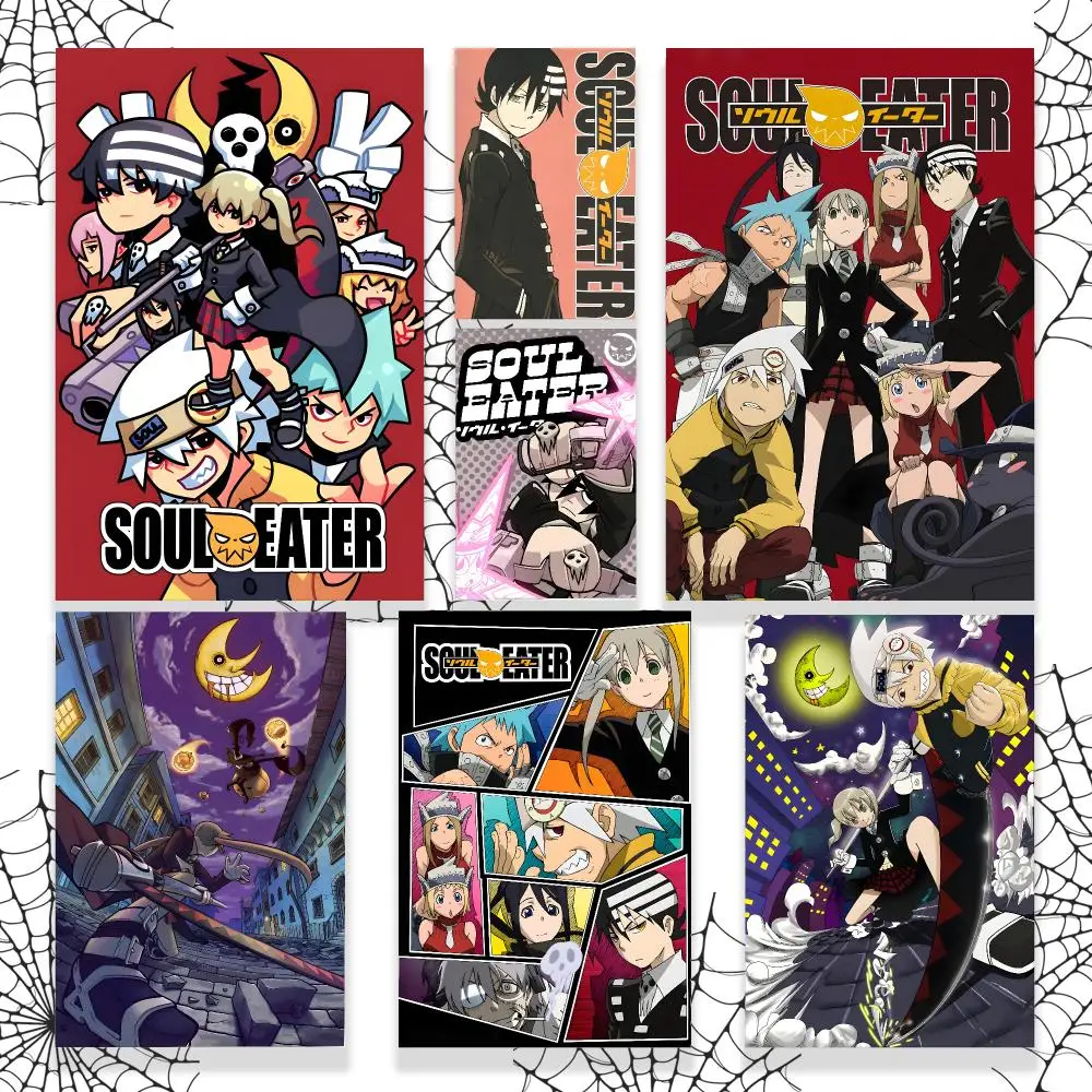 Anime S-Soul Eater Poster Graphic Wall Art Poster HD Waterproof PP Paper Print for Bedroom Living Room Office Decor Gift