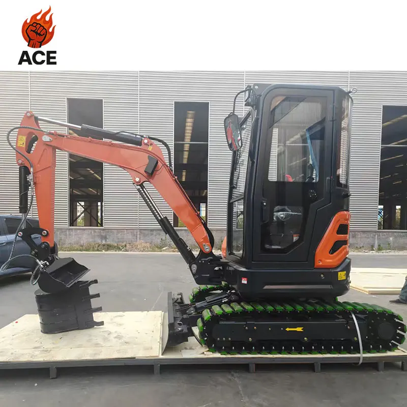 Escavatore scavatore personalizzato Motore Kubota da 2,5 tonnellate mini insaccatore piccolo escavatore Micro escavatore idraulico da 1 tonnellata 2 tonnellate euro 5