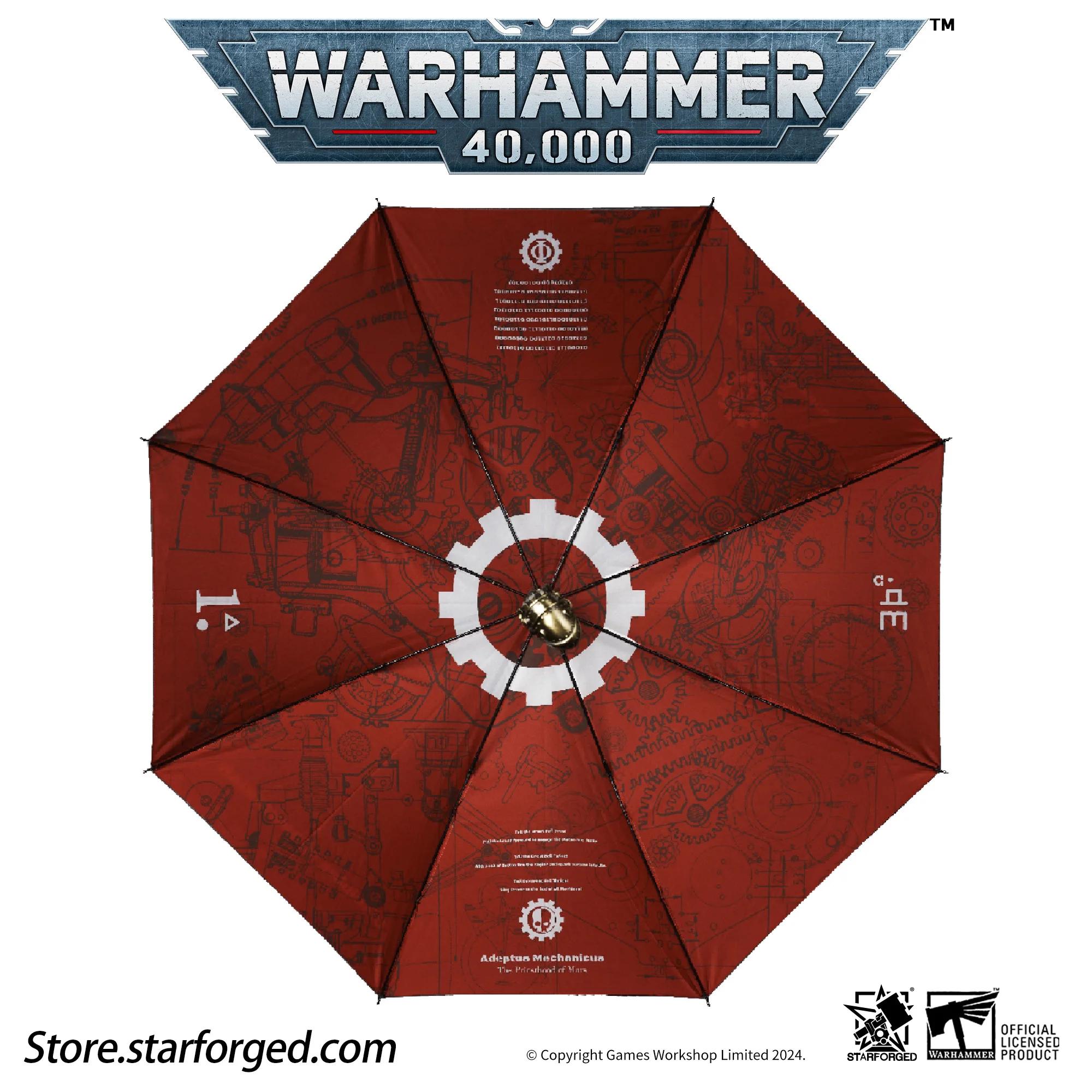 [Starforged] Master Scepter Warhammer 40K Surrounding Adeptus Mechanicus Umbrella