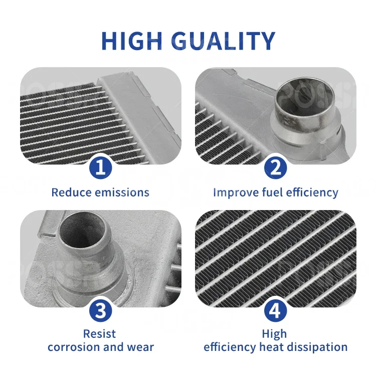 POSSR 車用ラジエーターシステム ラジエーター 17118615454 BMW 5シリーズ セダン F10 F11 F18 5シリーズ オープンカー F10 N55 N54用