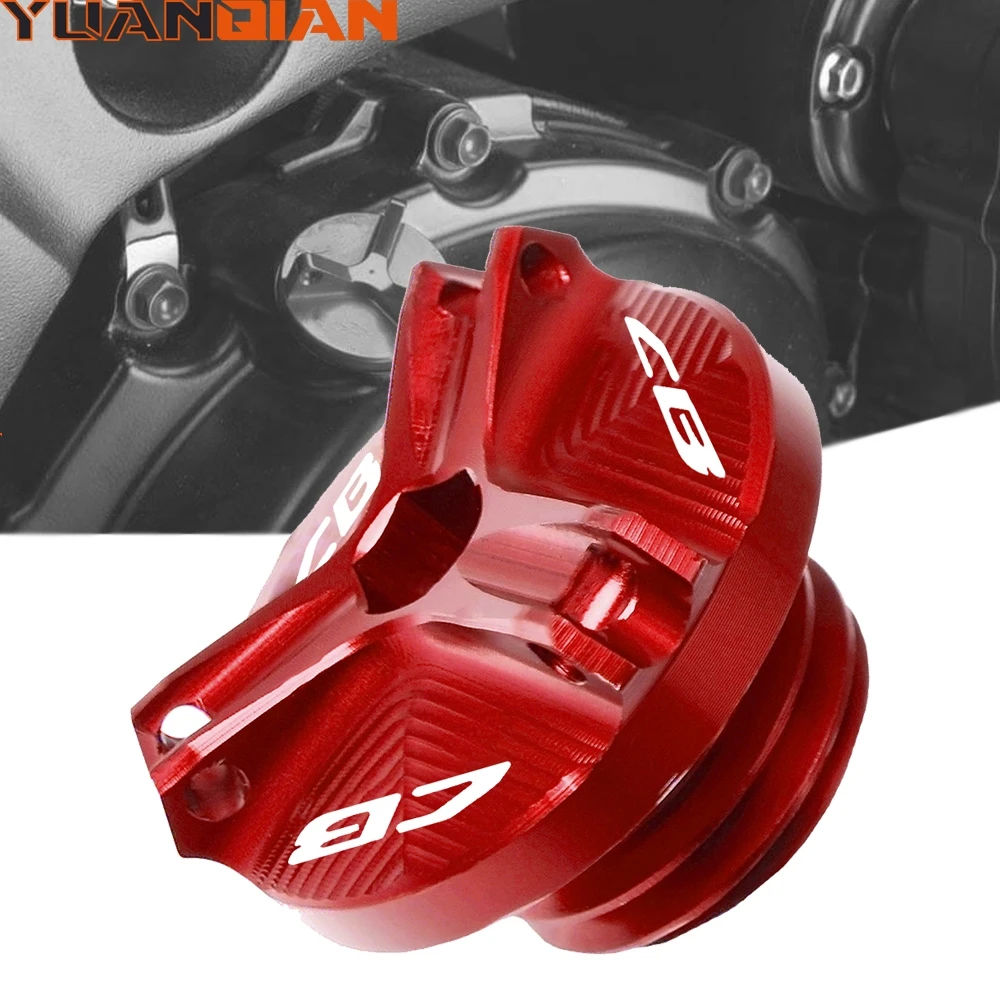 Motorcycle Oil Filler Cap Plug Cover For Honda CBR600 CBR900 CBR900RR CBR125R CB125R CBR150R CBR250R NC22 CBR250RR CB190 CB400F