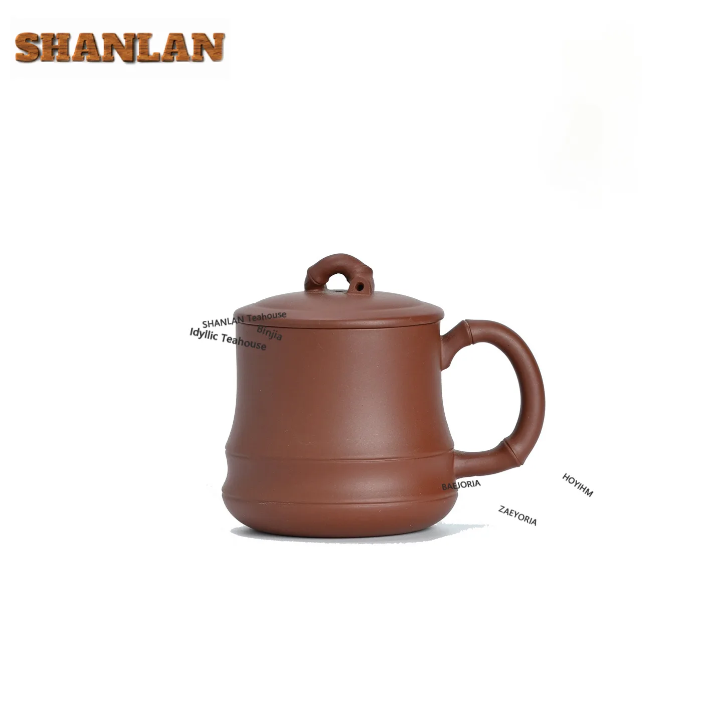 210ml Clear Water Mud Yixing Bamboo Knot Coffee Mug Latte Cereal Mug Afternoon Tea Mug Coffee Milk Pot Office Water Cup Teaset