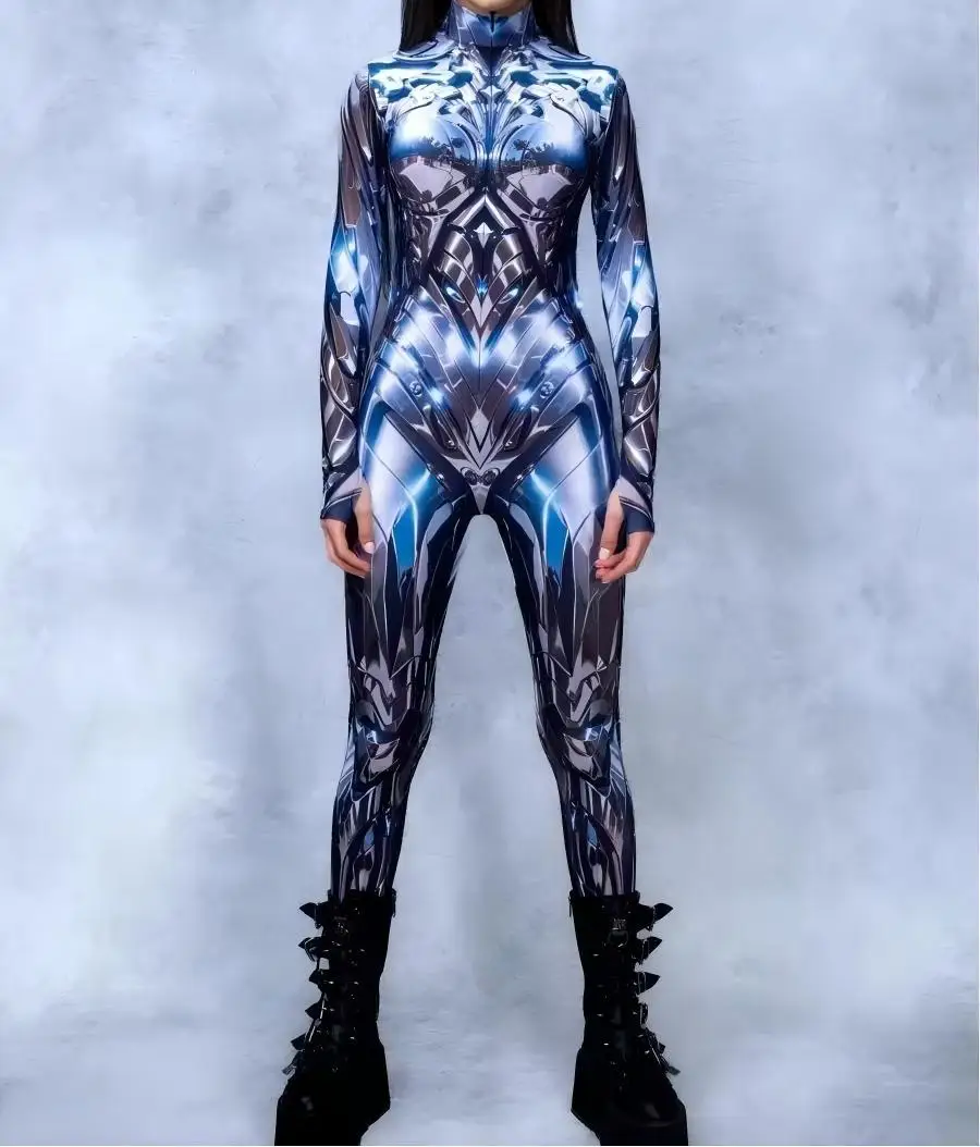Modischer Rosa Erwachsenen-Damen-Jumpsuit Cosplay-Strumpfhose Punk-Steampunk-Bodysuit Karneval Bühnenauftritte Rollenspiel-Kostüm Neu 2026 – Detail 29