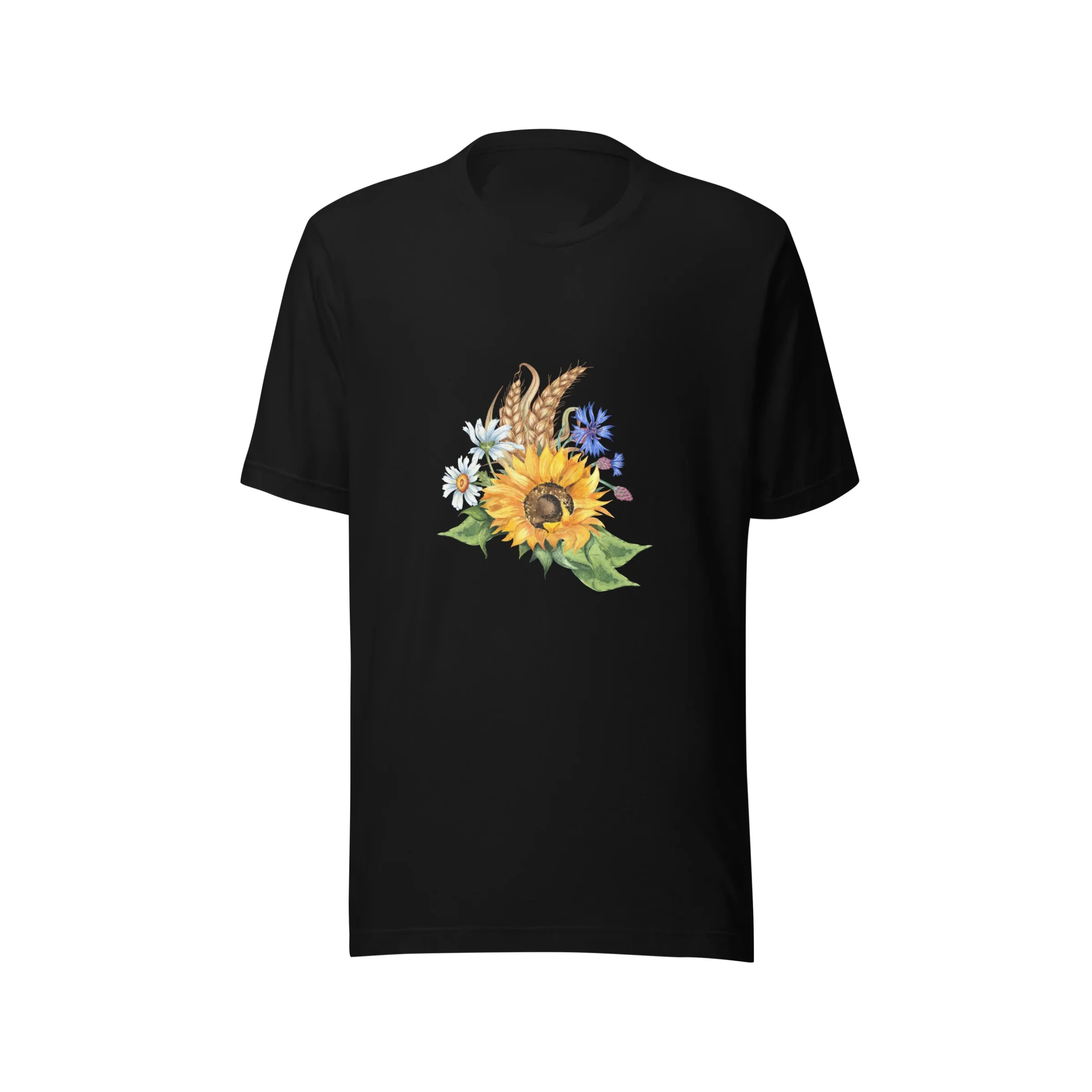 

Fields in Bloom – Sunflower Meadow T-Shirt Summer Luxury Brand Pure Cotton Unisex High Quality Tops Loose and Versatile