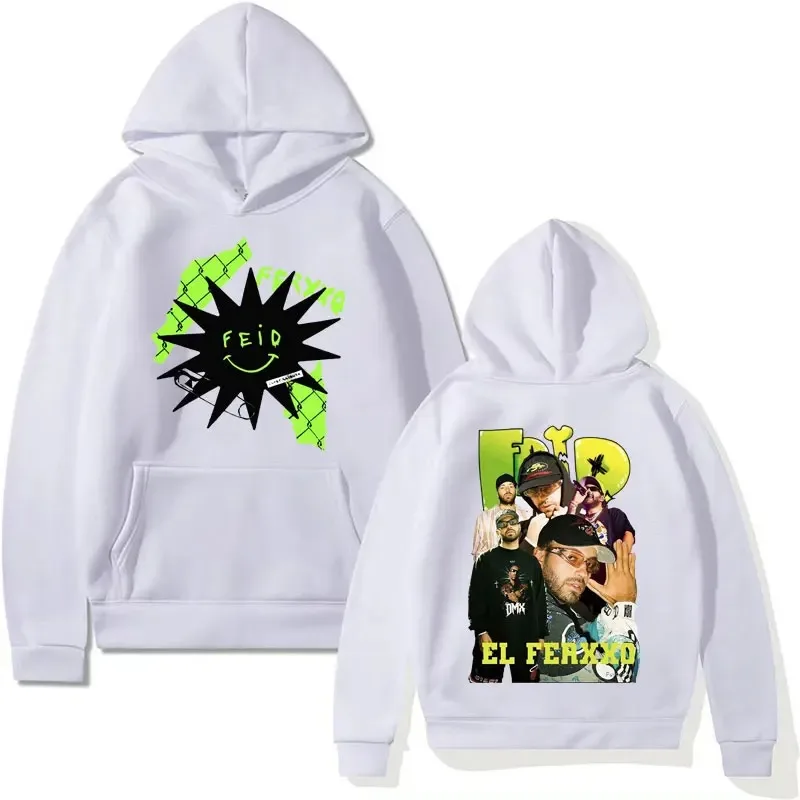 

FELIZ CUMPLEAÑOS Ferxxo FEID 2023 Tour Hoodies Men Women's Hip Hop Punk Rap Style Sweatshirt Male Fashion Retro Pullovers Hoodie
