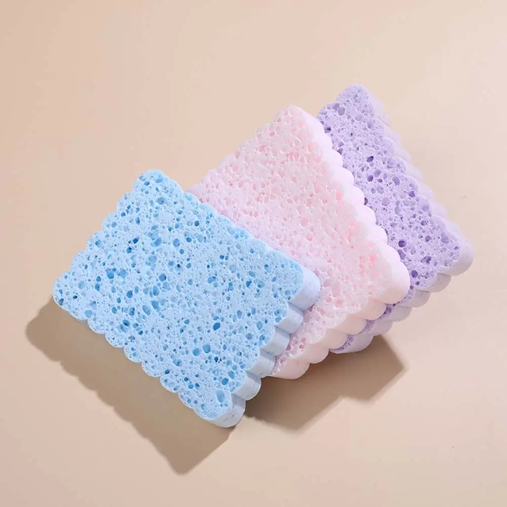 Outils de maquillage doux nettoyant pour le visage éponge bouffée de poudre soins de la peau lavage visage éponge nettoyage flutter compresse tampon de lavage bouffée cosmétique