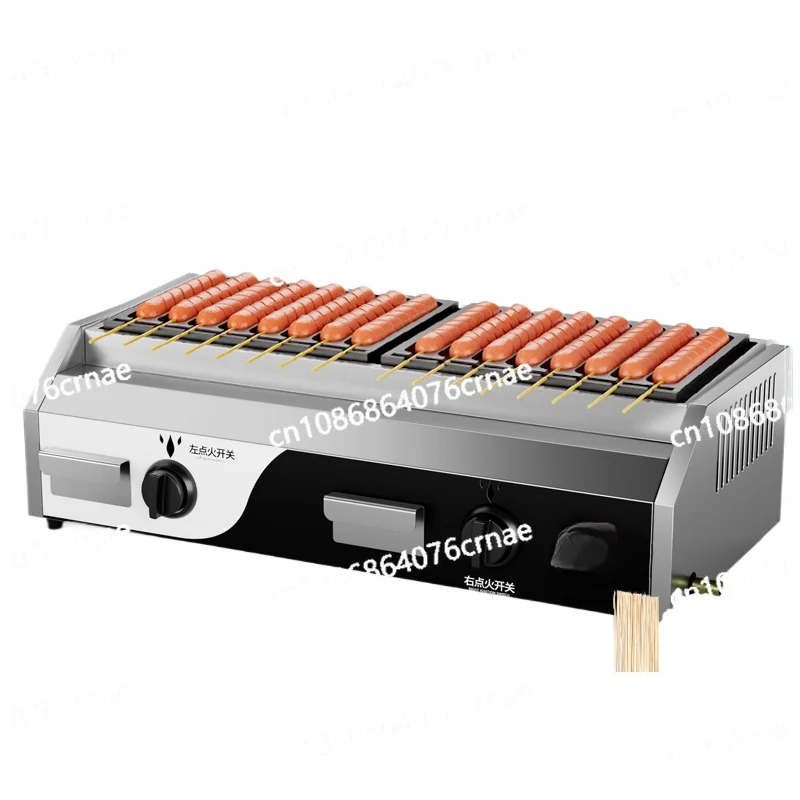 Grill Sausage Machine Commercial Starch Sausage Roadside Stall Grill Ham Sausage