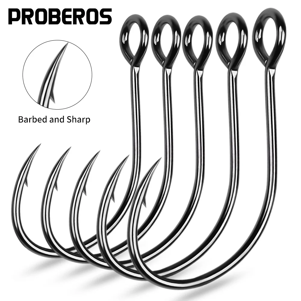 10pcs High Strength and Corrosion Resistant Fly Fishing Hooks for Saltwater and Freshwater Fishing - High Carbon Steel Fishhook