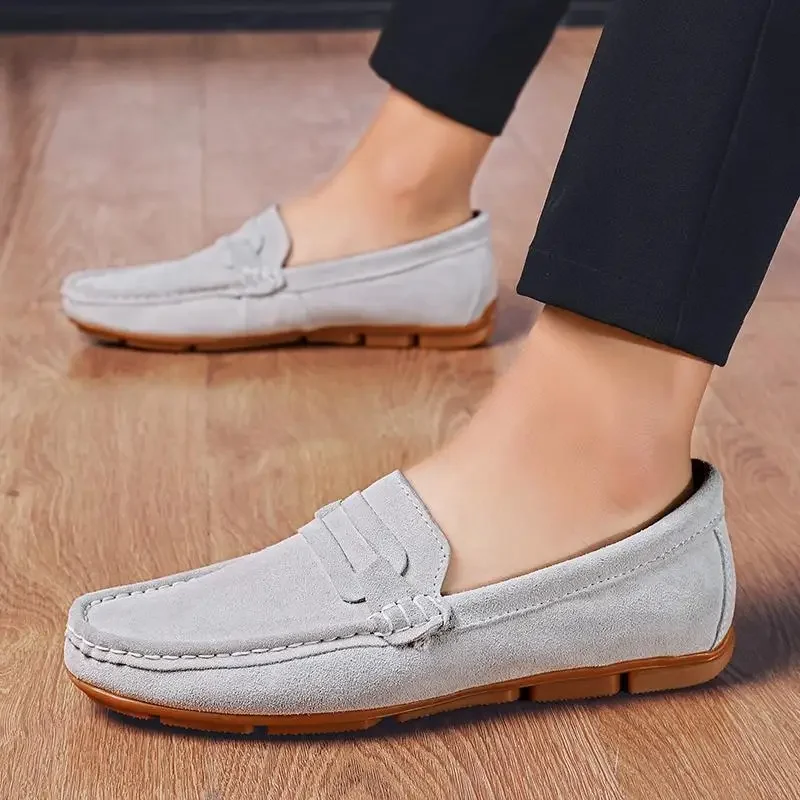 

Loafers Moccasins Men's Summer 2024 New Leather One Pedal British Loafers