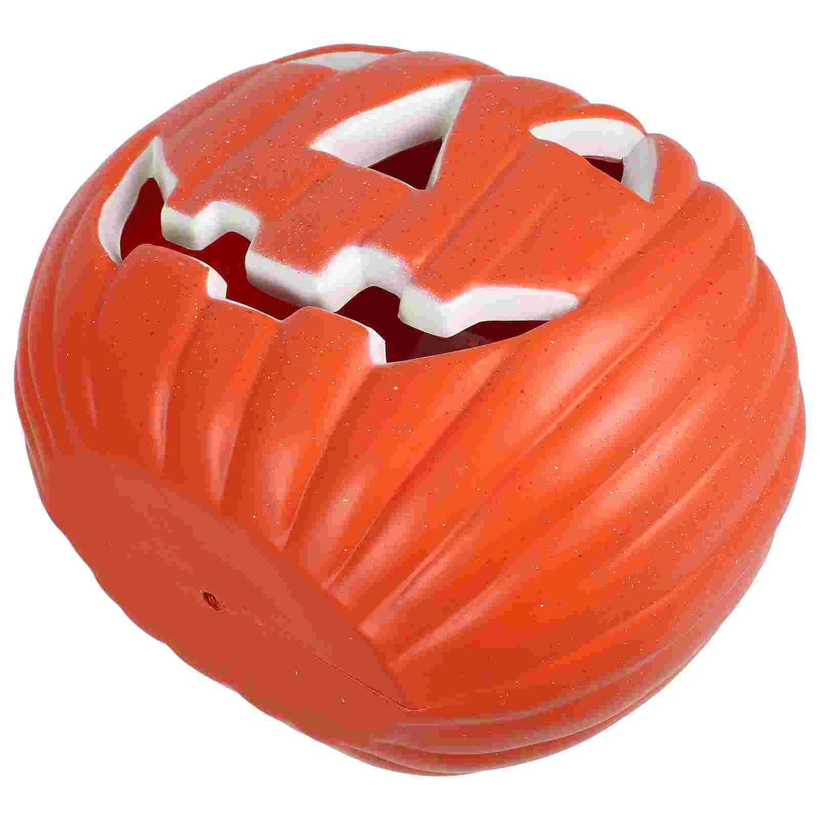 

Hollow Out Jack-o-lantern Party Supply Light Decoration Halloween Faux Pumpkins Outdoor Ghost Decorations Plant Plastic Indoor