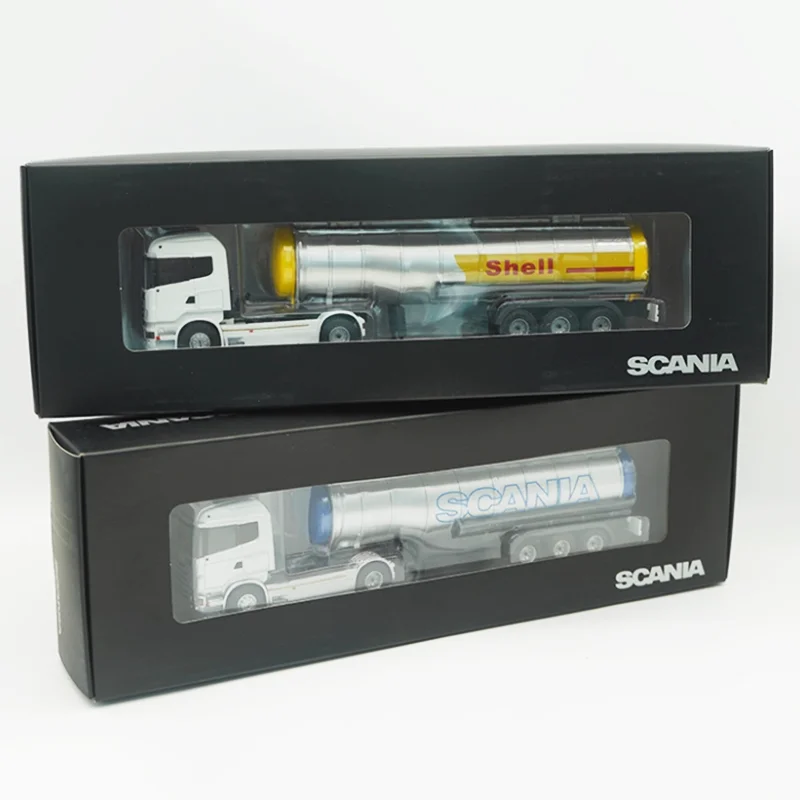 Pressofuso in scala 1:50 in lega R420 petrolio camion da trasporto modello prodotto finito simulazione collezione di giocattoli regalo display statico