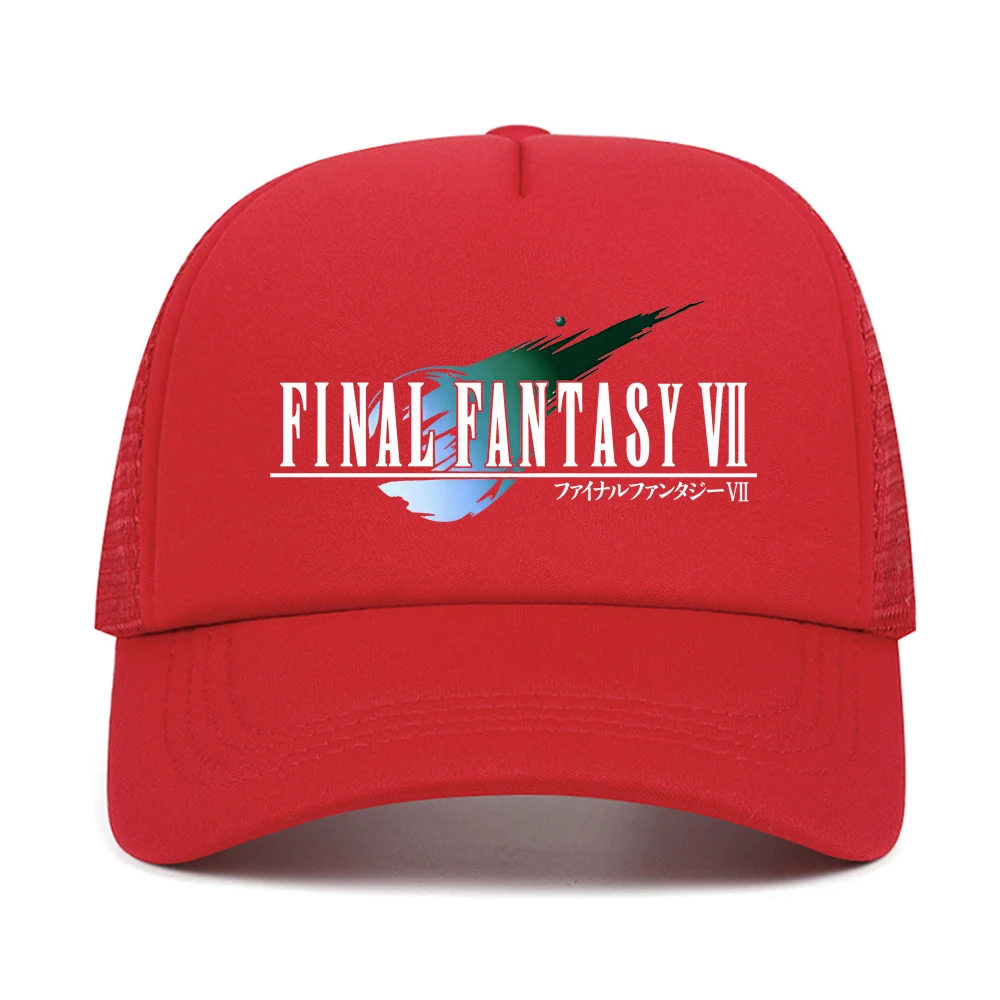 Final Fantasy VII FF7 Merch Baseball Cap Men Women Casual Funny Video Games Caps Hat Adjustable mesh Trucker Hats