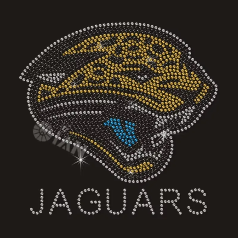 Transferencia de calor con purpurina de tigre, apliques DIY, parche de diamantes de imitación, camiseta de piedra de cristal, Sudadera con capucha, vestido, transferencia de hierro