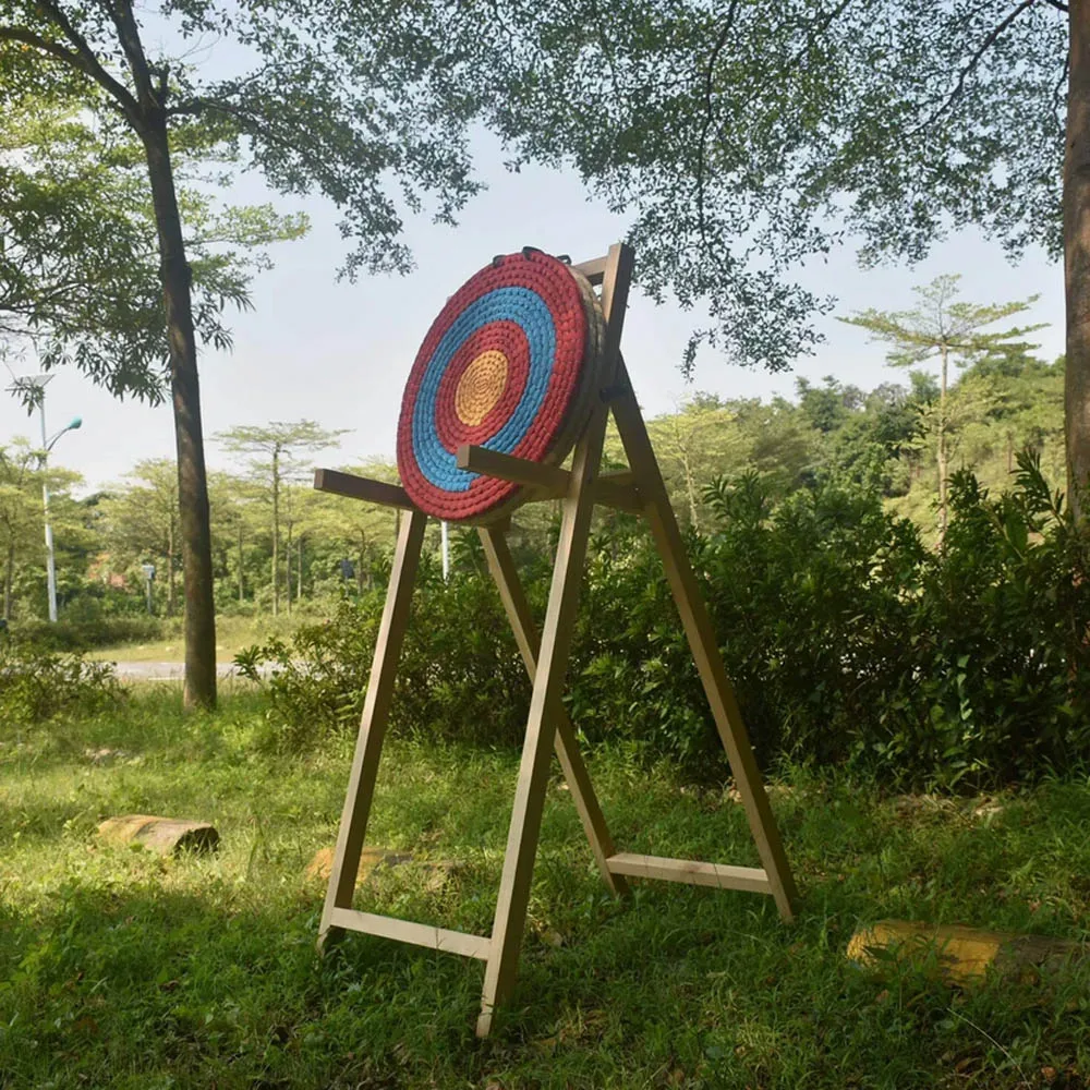 20\'\' Straw Archery Grass Target 3 Layer 6cm Thick Compound Recurve Bow Shooting Round StrawTarget for Outdoor Shooting Practice