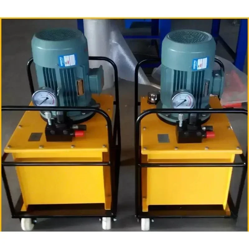 Custom made small electric hydraulic pump station assembly mobile ultra high pressure electric pump