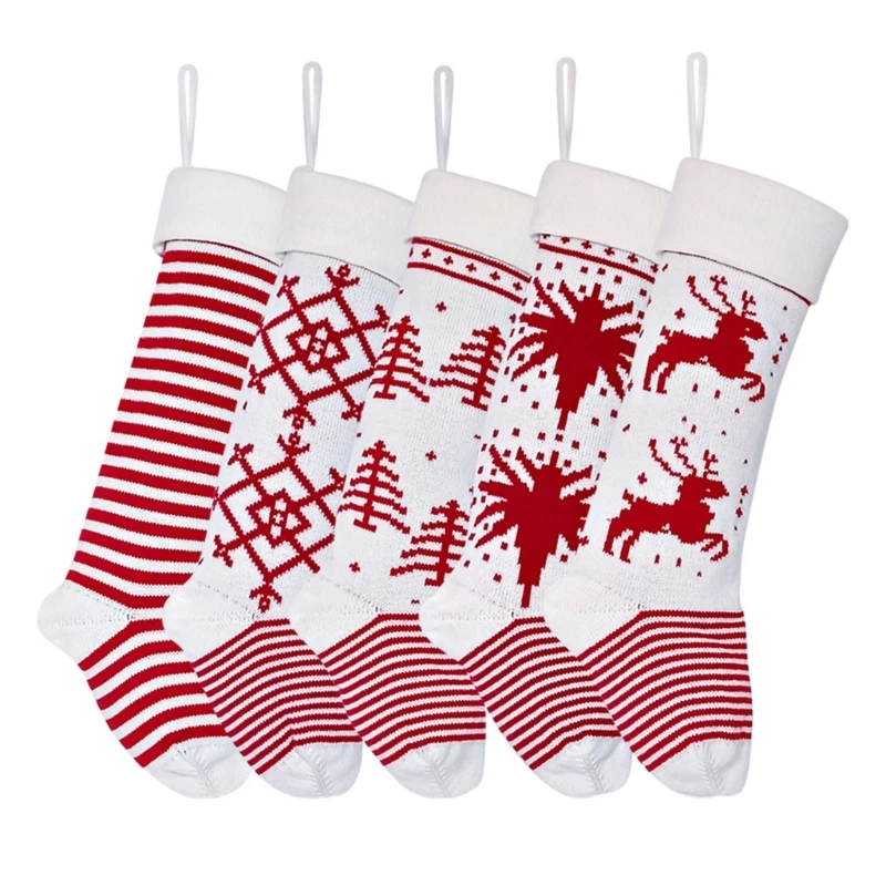 Set of 4 Soft Woolen Christmas Themed Socks Plush Woolen Socks Christmas Festivities Designed Warm and Soft Footwear