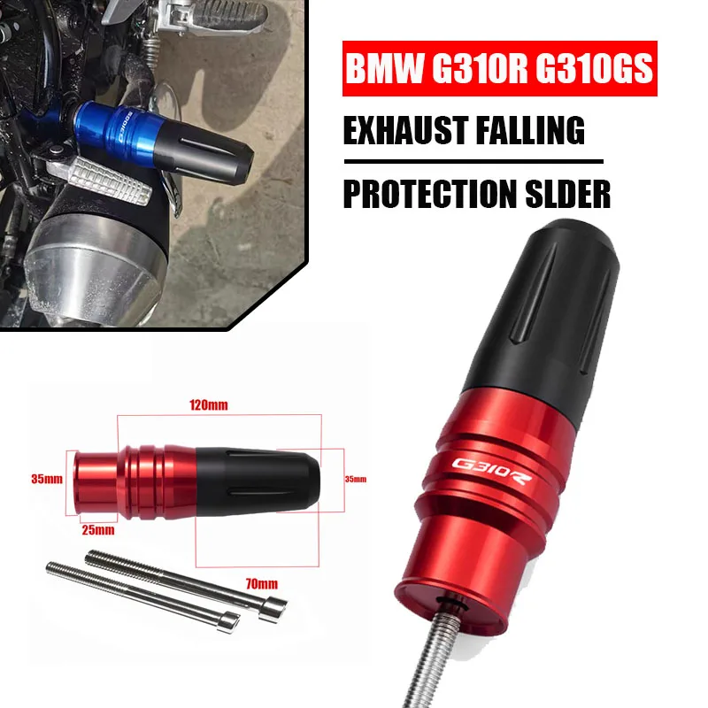 For BMW G310R G310GS G310 R GS 2017 2018 2019 2020 Motorcycle Frame Crash Accessories Exhaust Sliders Crash Protector