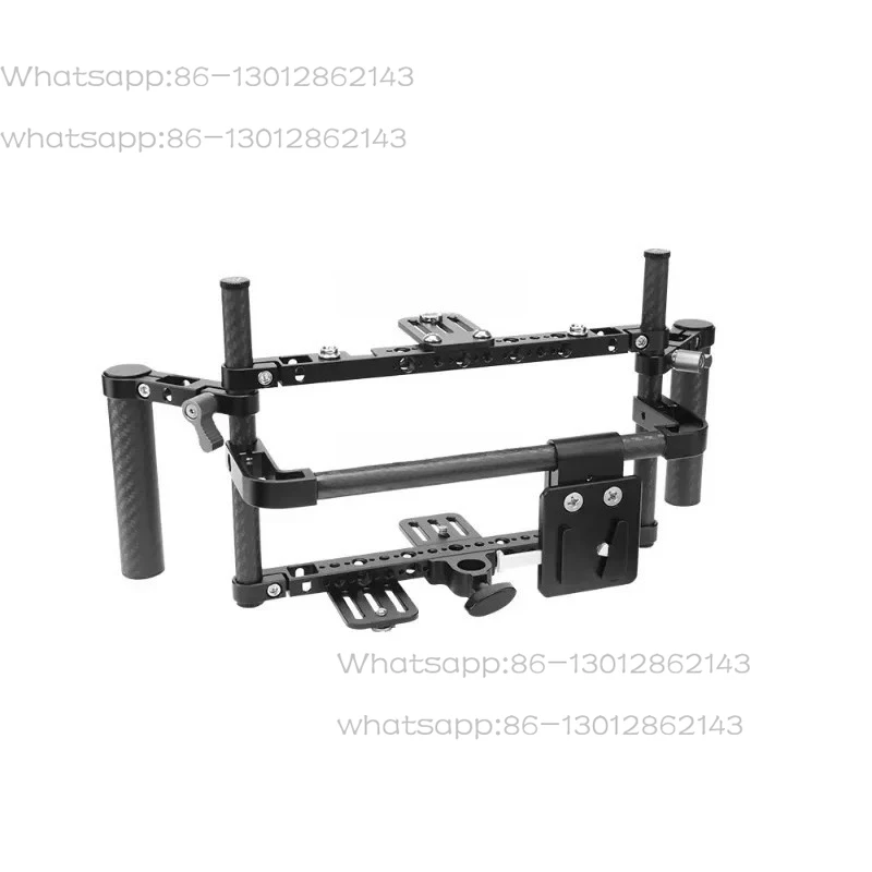 Cage de caméra vidéo en Fiber de carbone Q200 avec plaque de montage réglable-accessoire combiné gratuit du directeur