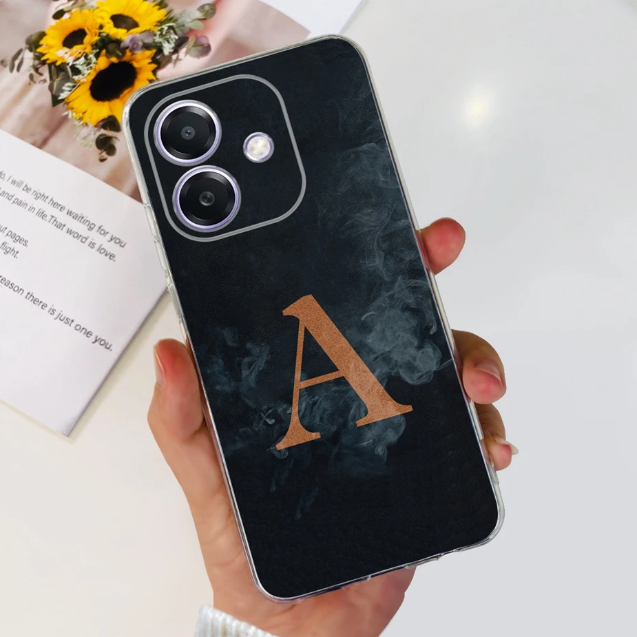 For Oppo A40 A40m Case CPH2669 Luxury Letters Cover Clear Silicone Soft TPU Phone Case For Oppo A40m A 40 OppoA40 OppoA40m Shell