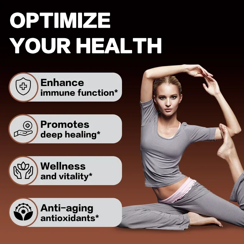 مجمع الفطر - صحة الجهاز العصبي للدماغ ومكملات الذاكرة مناعة النوم ودعم المزاج #6