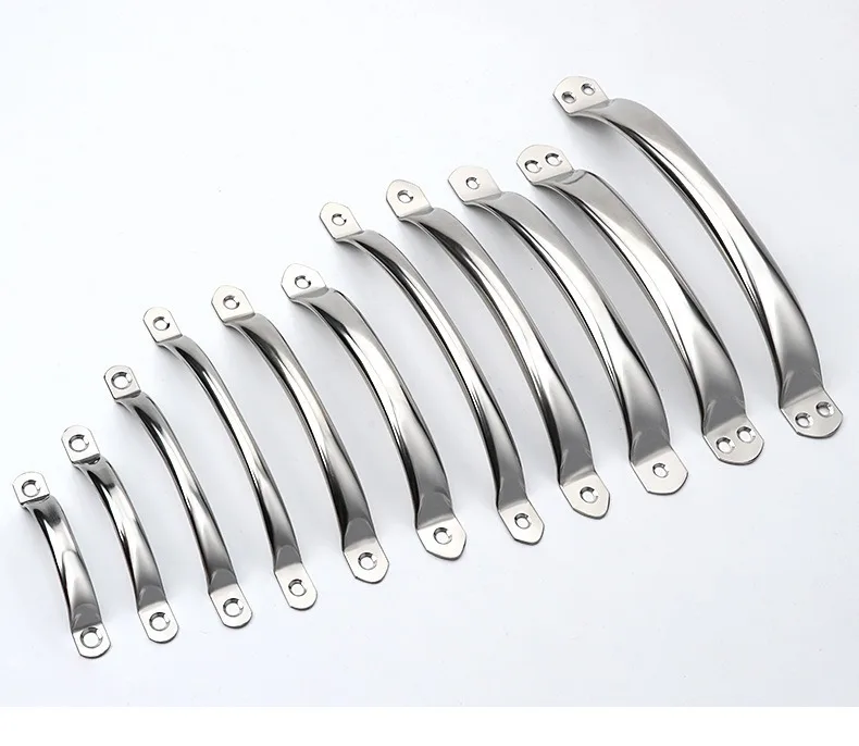 2/4/6 Stück Edelstahl-Türgriffe Schrankknöpfe Silber Schubladenknöpfe Küchenschrankgriffe 78mm 95mm 105mm 128mm im antiken Stil – Detail 23