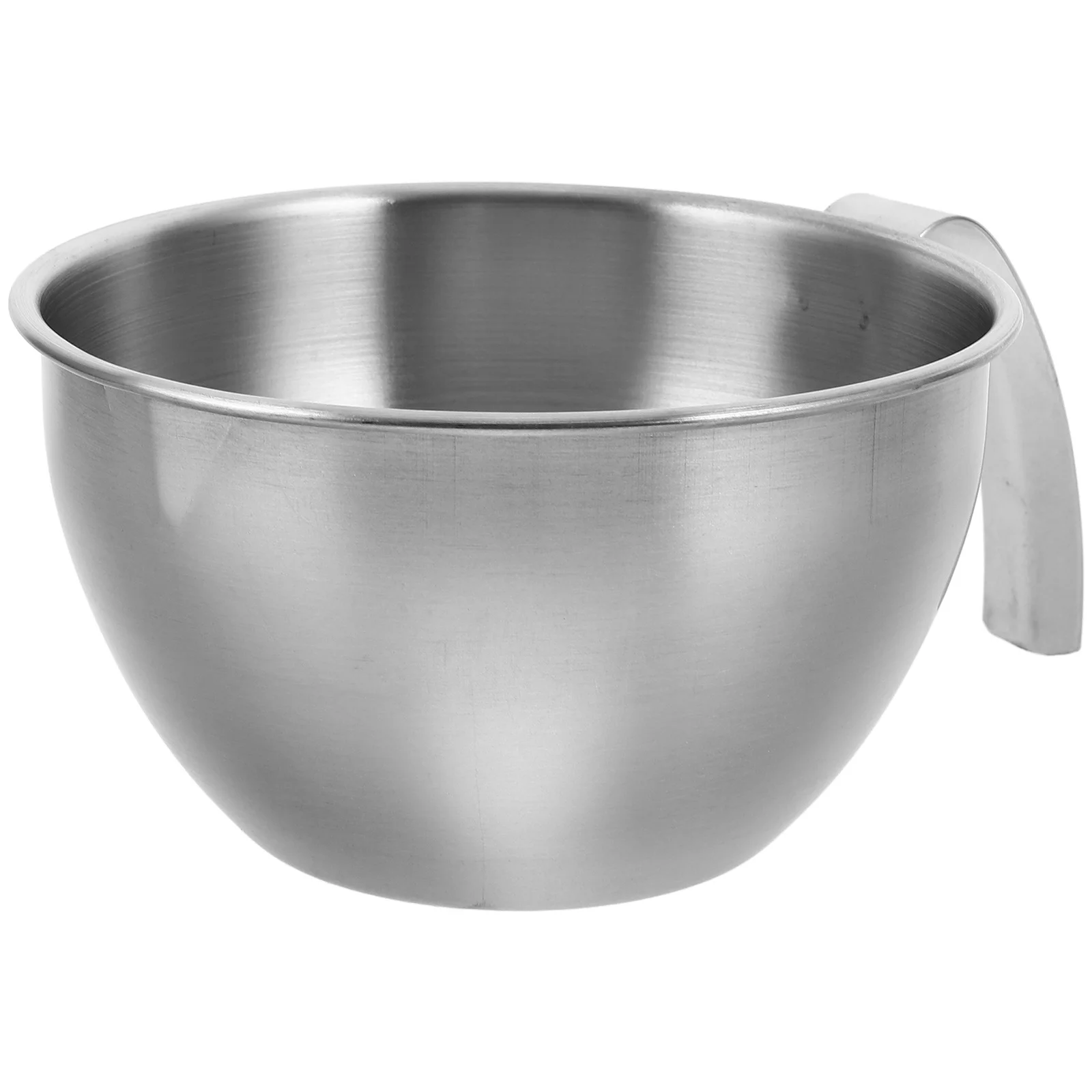 

Stainless Steel Mixing Bowl Large Capacity Measuring Cup Pour Spout Strainer Kitchen Baking Cooking Silicone Handle