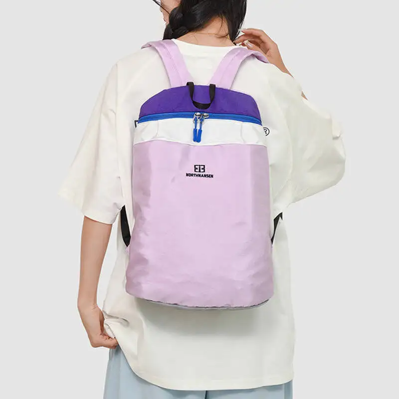 Backpack Waterproof Nylon Zipper Design Adjustable Straps Large Capacity for Daily Commute Travel Casual Commute Travel Outdoo