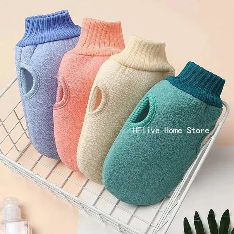 Bath For Peeling Exfoliating Body Cleaning Scrub Mitt Rub Dead Skin Gloves For Shower Body Brush Towel SPA Foam Body Massage