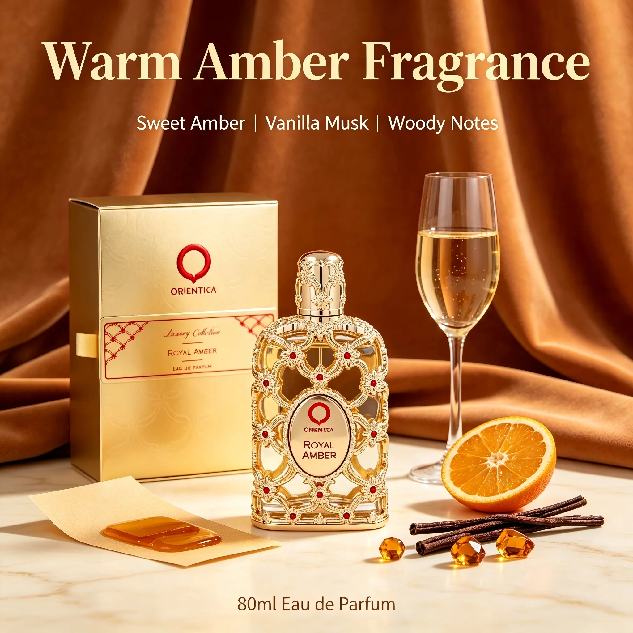 Women'S Fashion Quick Delivery - Orientica Royal Amber EDP 80ml Unisex,
