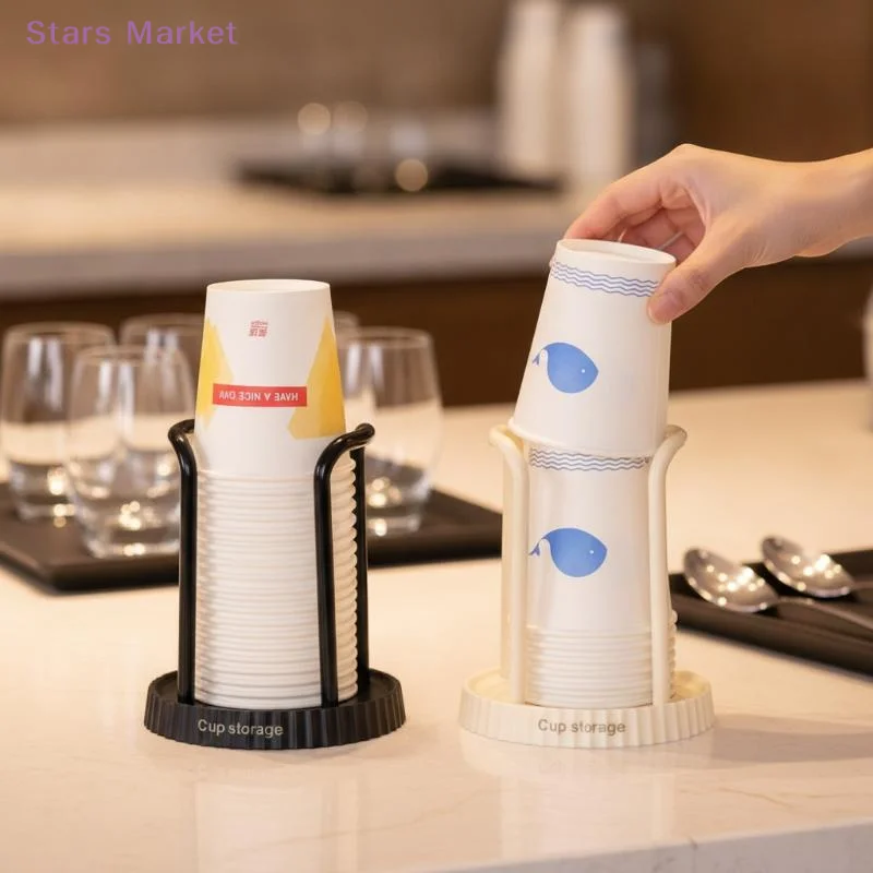 Plastic Paper Cup Holder Large Capacity Stable BaseMinimalist Paper Cup Holder, Household Disposa For Coffee Station Home Office