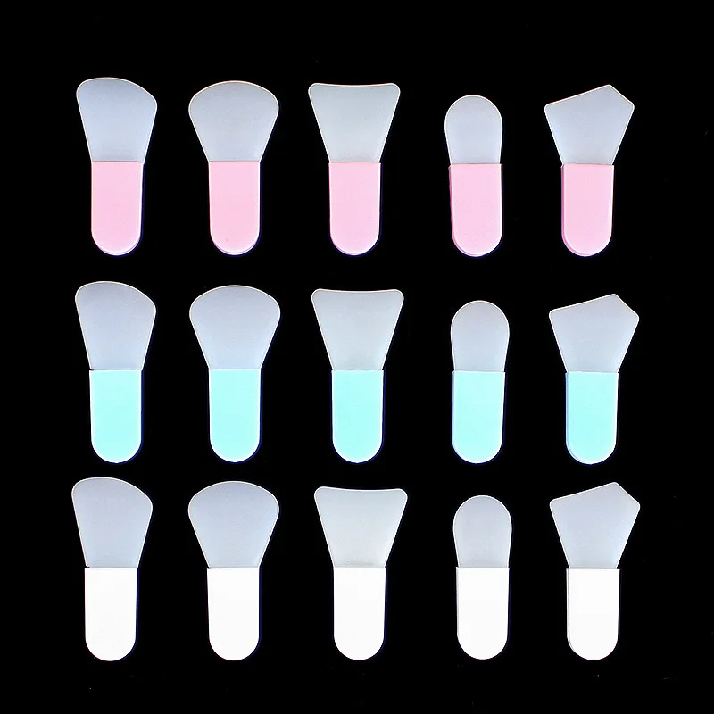 5 PC ซิลิโคน Face Mask แปรงบํารุงผิวหน้าแบบพกพา DIY ครีมโคลนผสมแปรงหน้ากากแต่งหน้าเครื่องมือความงาม