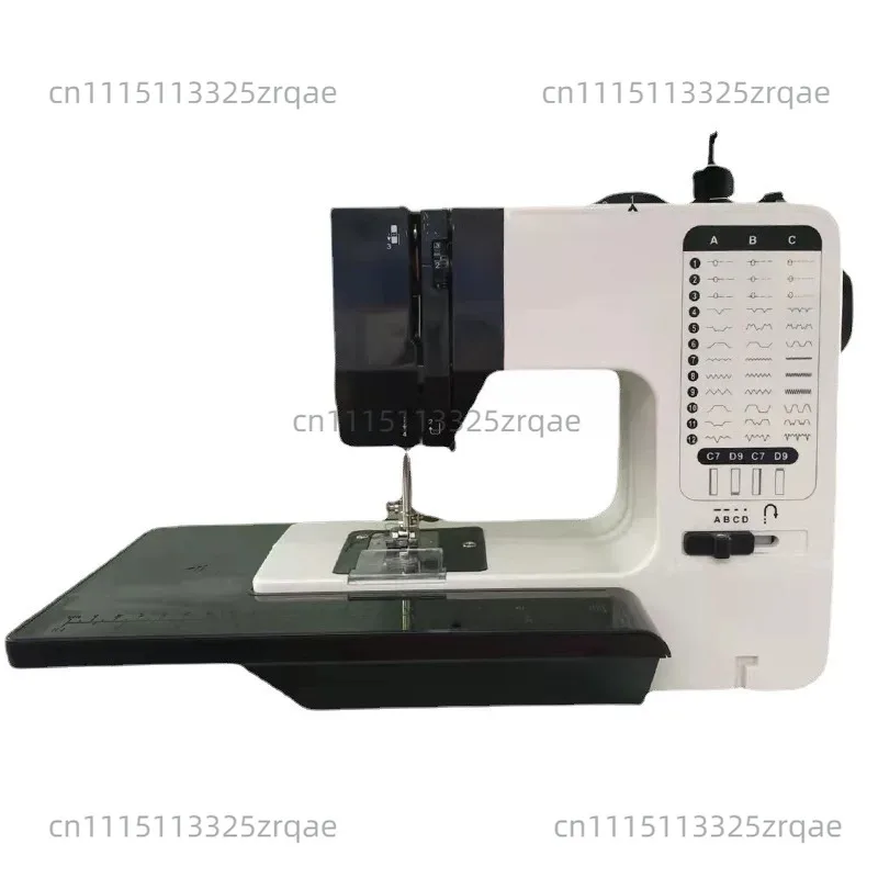 220V/110V Electric Sewing Machine Portable for Beginners with 38 Built-in Stitches Sewing with Extension Table Accessory Kit