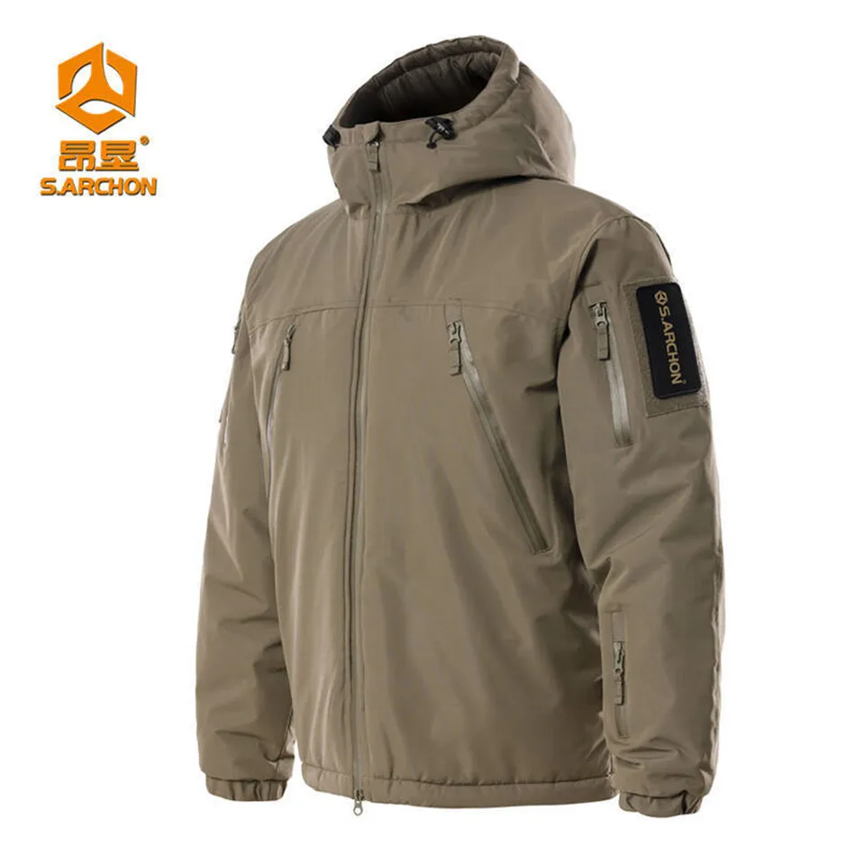 Outdoor Heavyweight L7 Tactical Cotton Jacket Men's Windproof and Waterproof Windbreaker Military CP Camouflage Coat