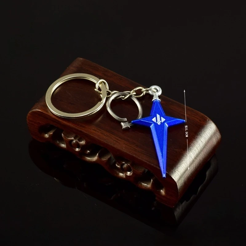 6 سنتيمتر/2.36in دلتا قوة لعبة الأسلحة الطرفية نماذج الشمال ستار المفاتيح المعلقات الحرف اليدوية زخرفة شاشة لسطح المكتب الصبي هدية