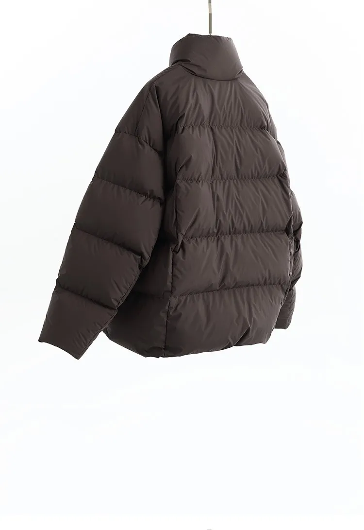 Women's Thickened Cocoon-Shaped Down Jacket, 90% Duck Down, Warm, Loose, Versatile Coat, New Winter 2026 Model